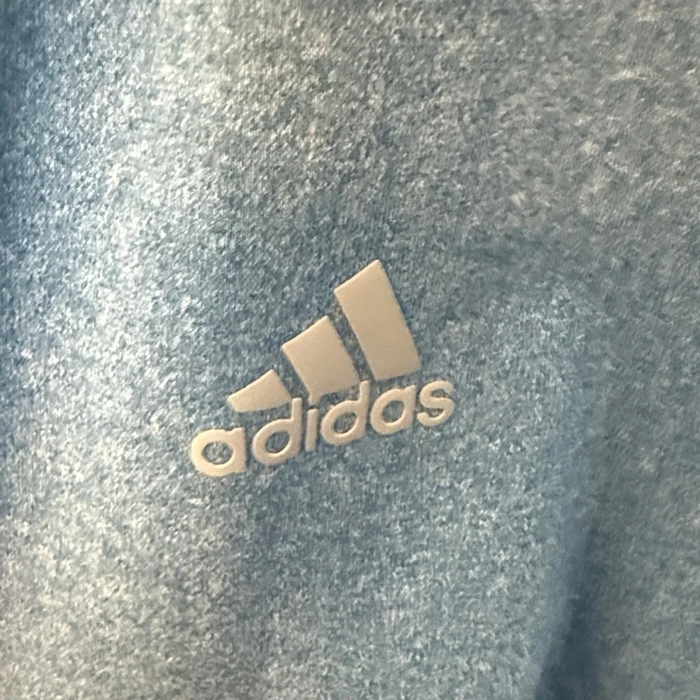 Adidas Blue Quarter Zip Pullover Men’s Large Athletic Training Sweatshir